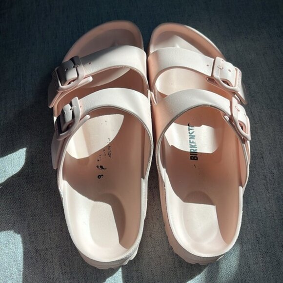 Birkenstock slip on sandals light pink 7/38EU - Picture 3 of 4